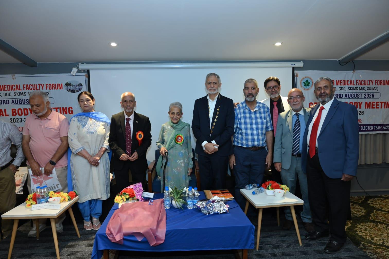 Former faculty forum of J&K medical institutions elects new body