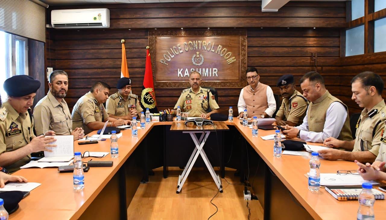 DGP reviews security preparedness for Eid Milad-un-Nabi, other events in J&K