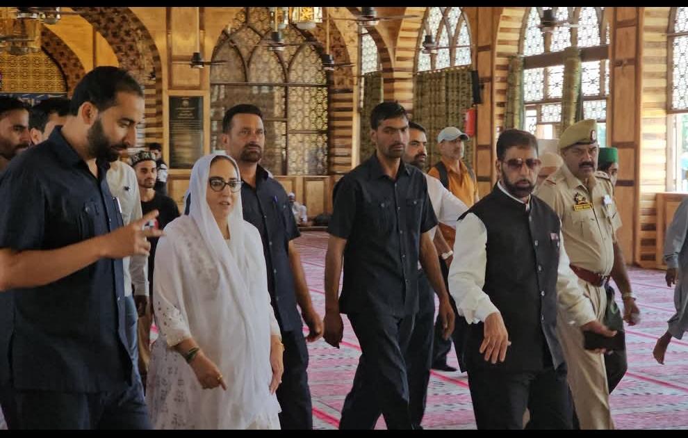 Milad arrangements finalised at all shrines : Dr Darakshan Andrabi after Srinagar visit