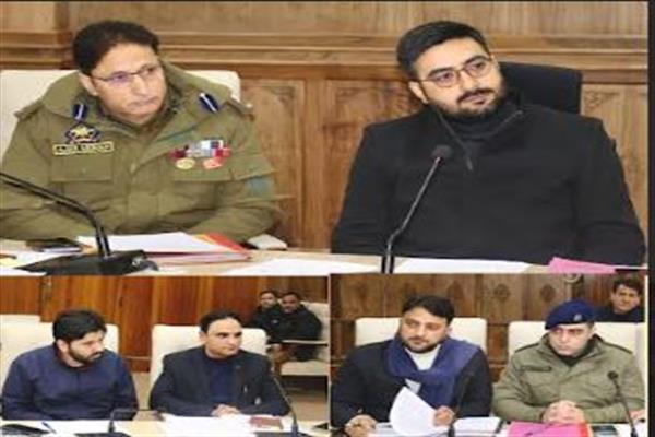 DC Srinagar chairs DRSC, DLMC Meeting to strengthen road safety framework